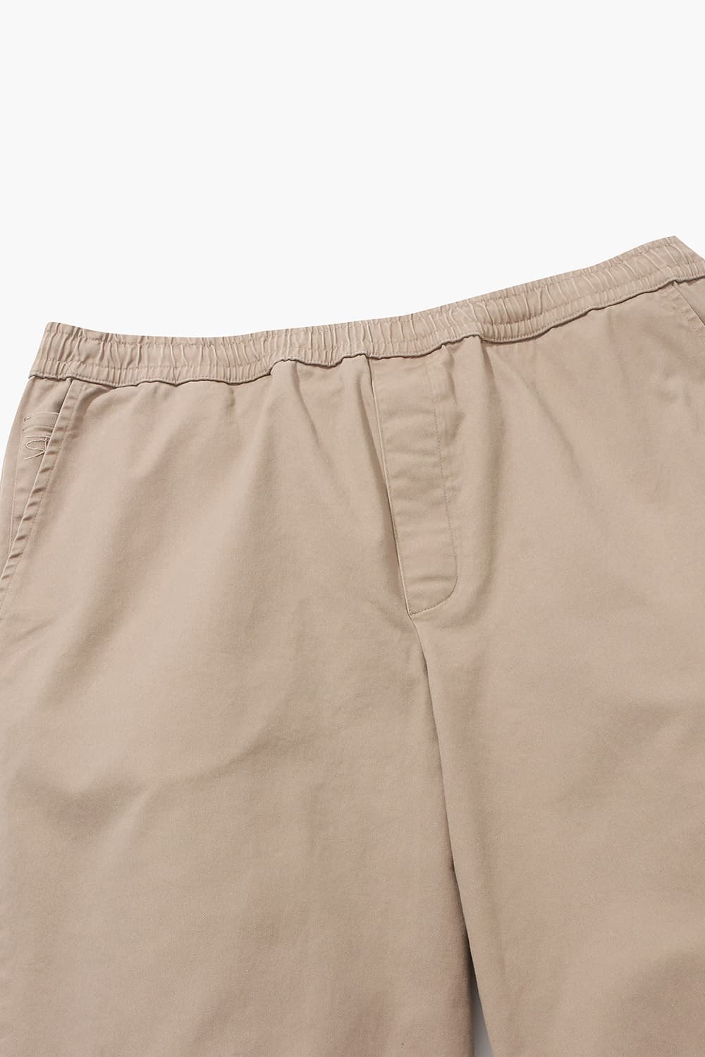 PASCAL 코튼 밴딩 와이드 002 베이지 캐주얼 팬츠