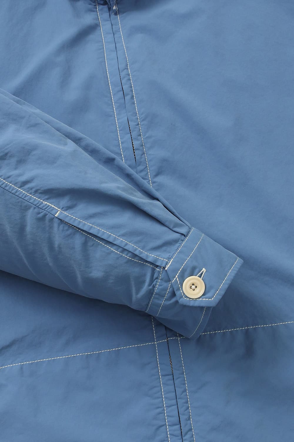 DEXTER 나일론 스티치 하이넥 004 블루 점퍼