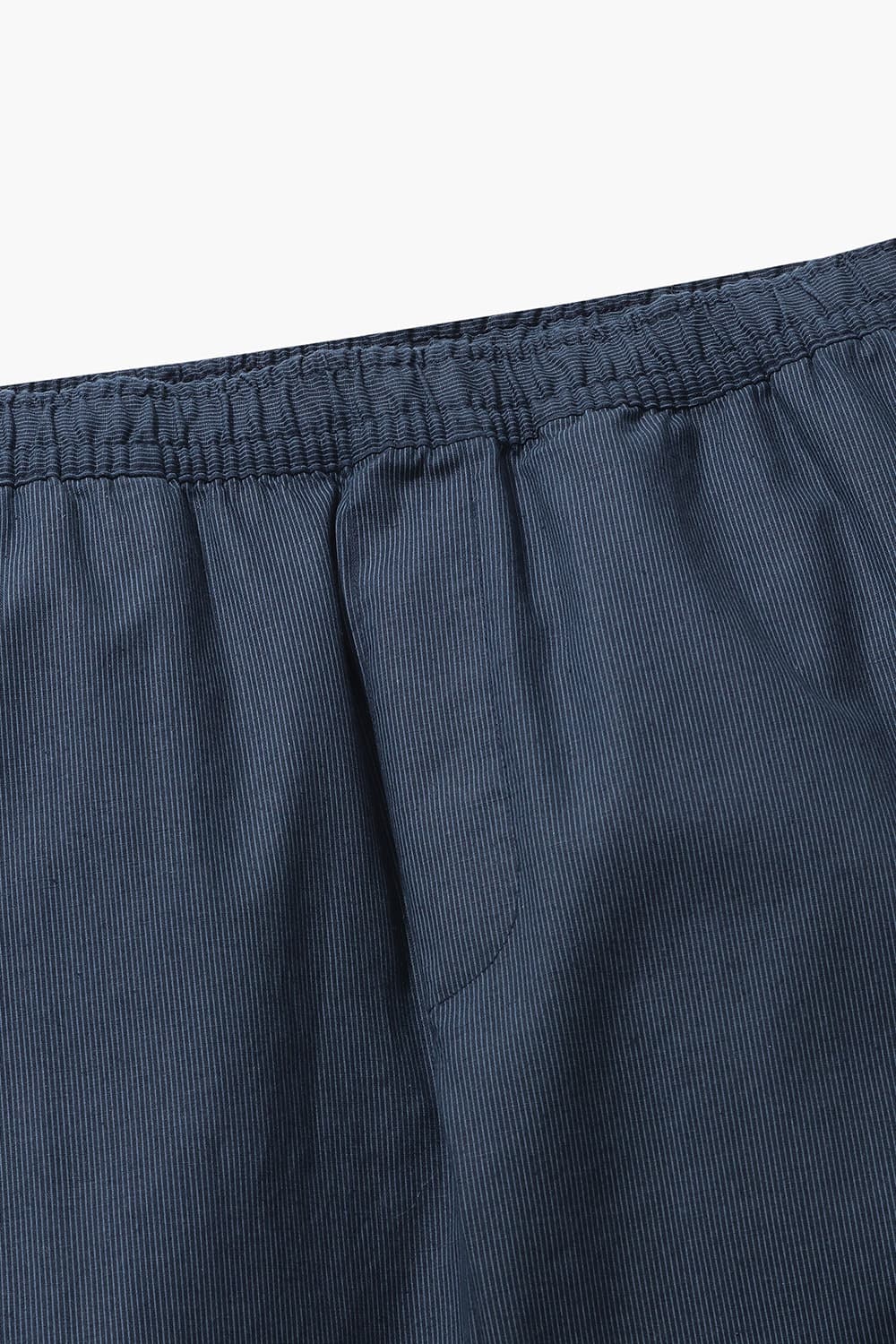 PANOS 린넨 밴딩 와이드 005 다크네이비 캐주얼 팬츠