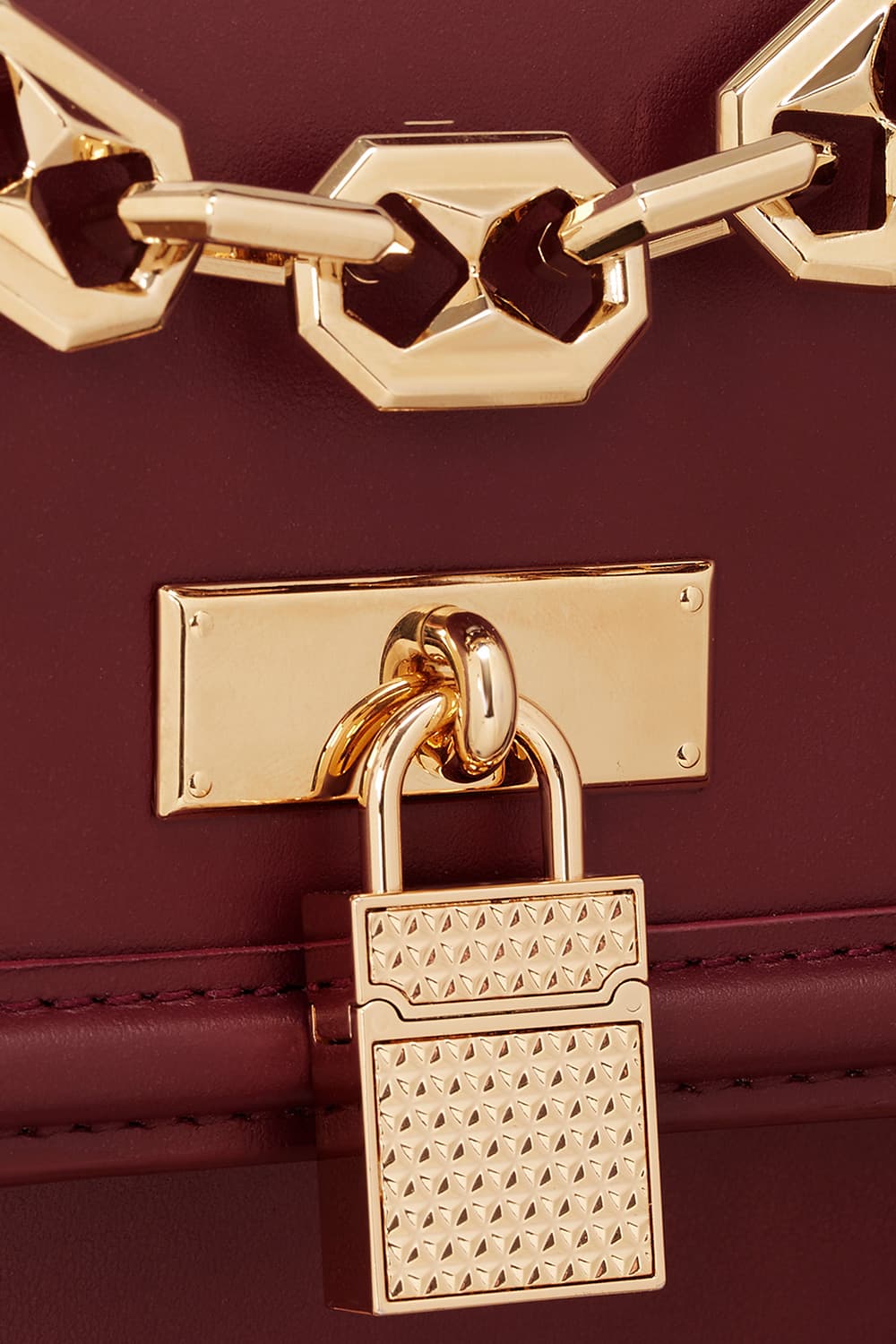 26 리비에라 바게트 숄더백 다크레드 N1RV292RD2