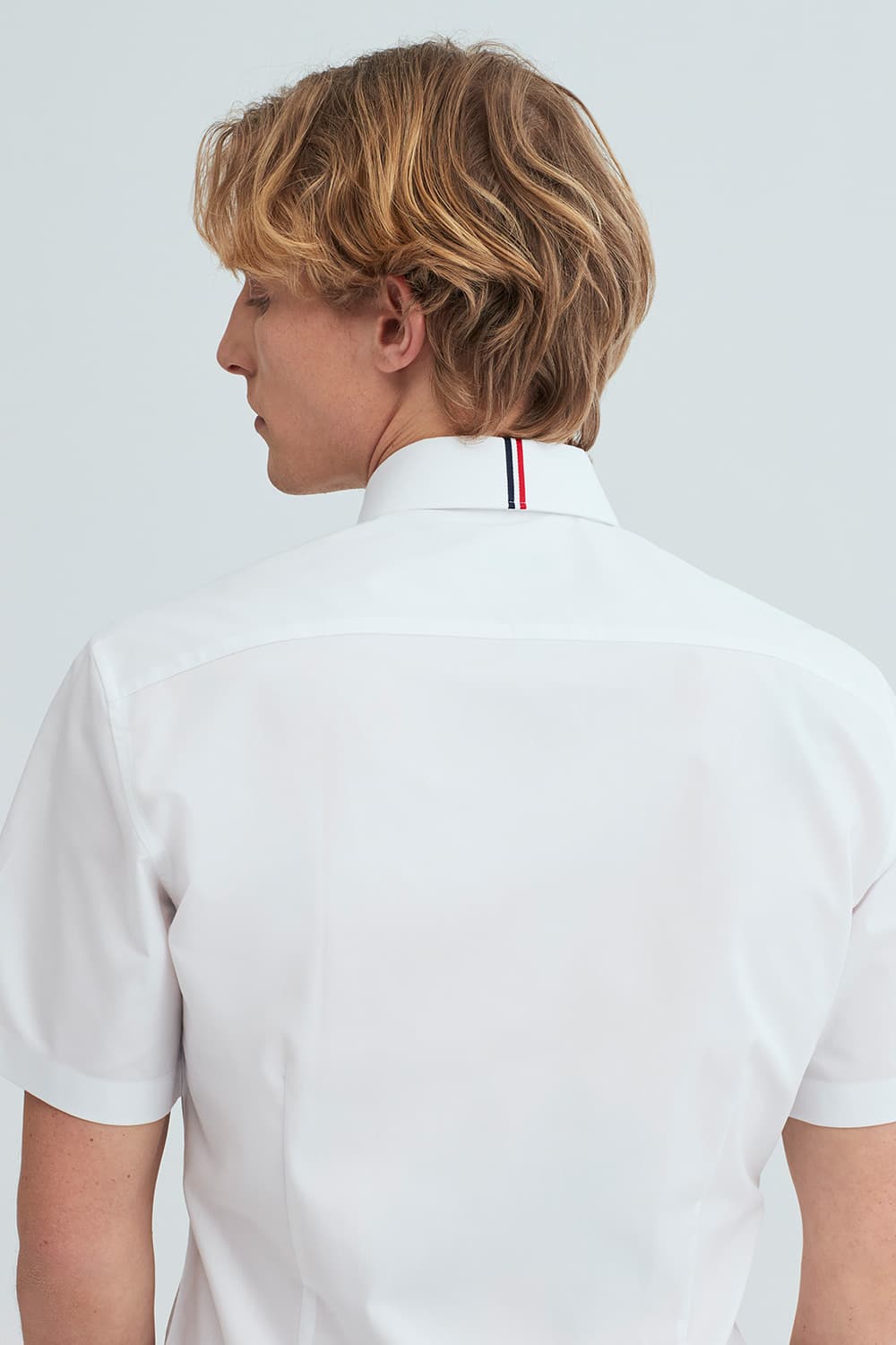 플라켓 트리콜로르 952 컴포터블 반팔 셔츠 화이트 SE6MM22HS952SWH