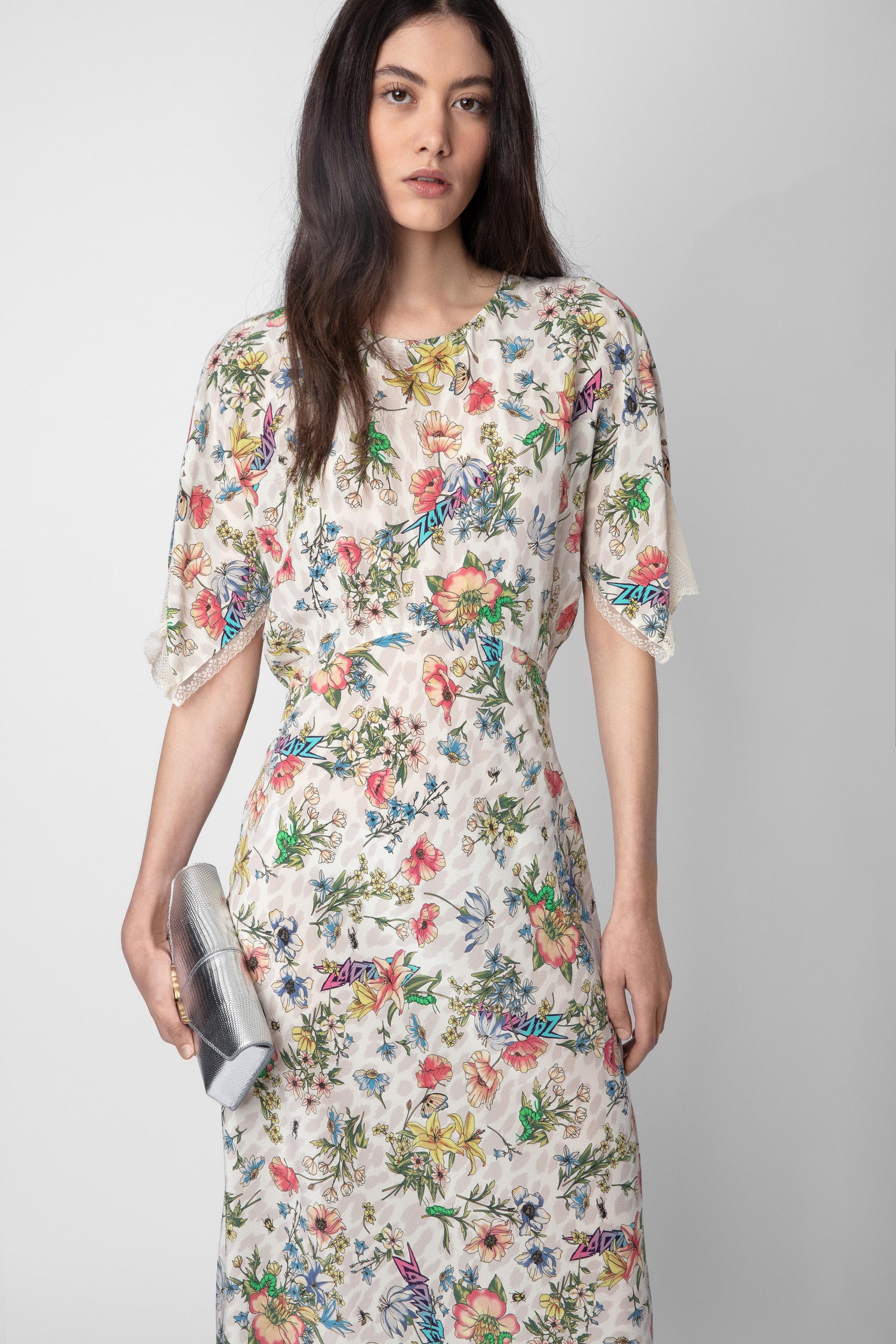 Rey Garden Silk Dress