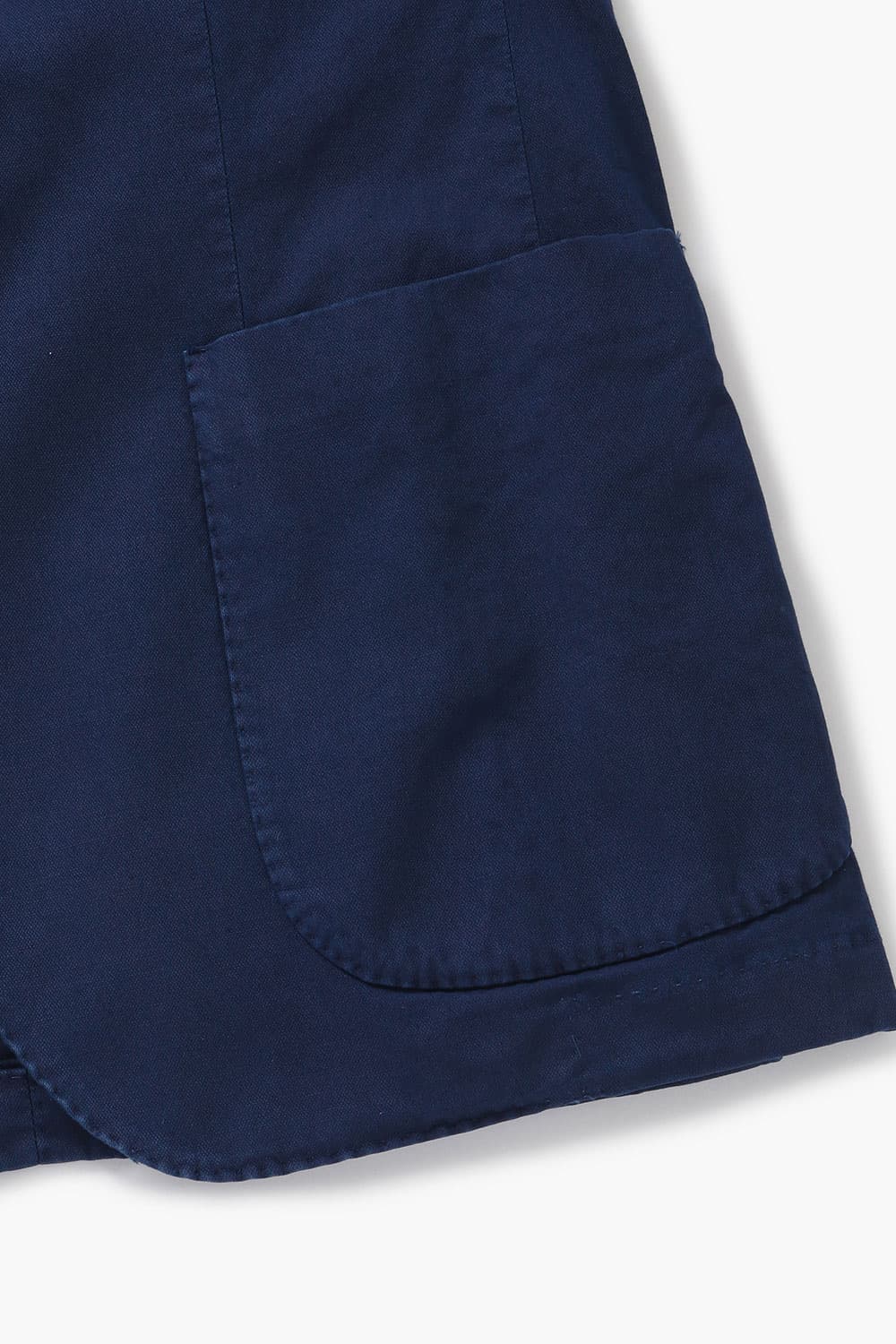 면 혼방 셰비 가먼트다잉 102 네이비 테일러드 자켓