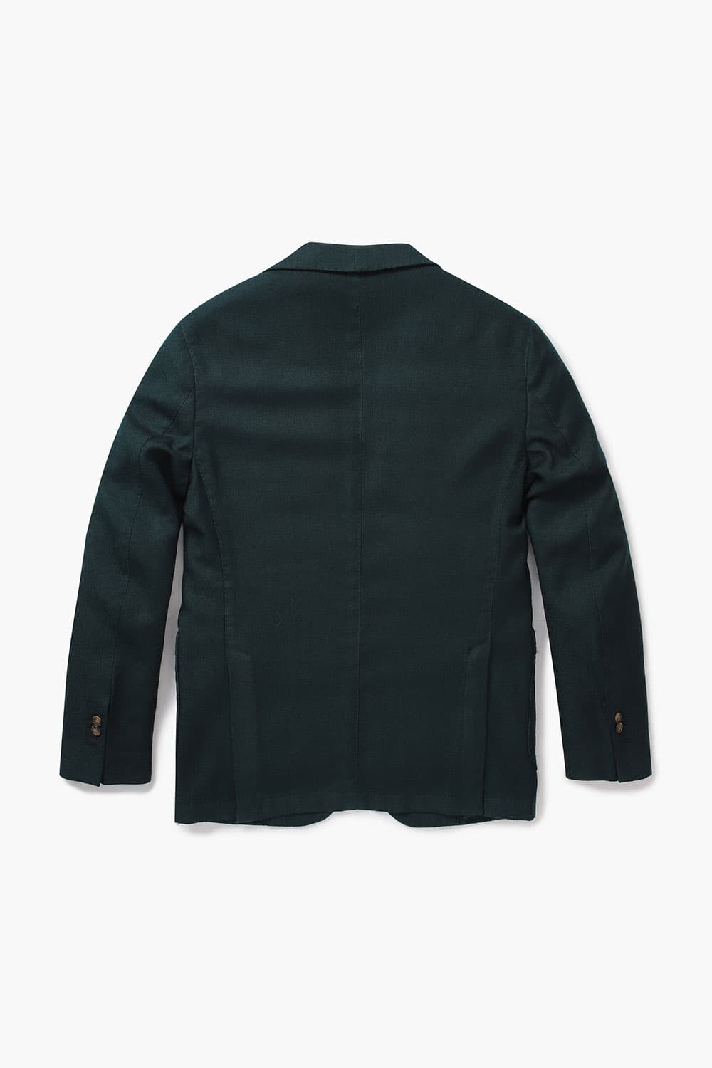 울 트윌 901 다크그린 테일러드 자켓