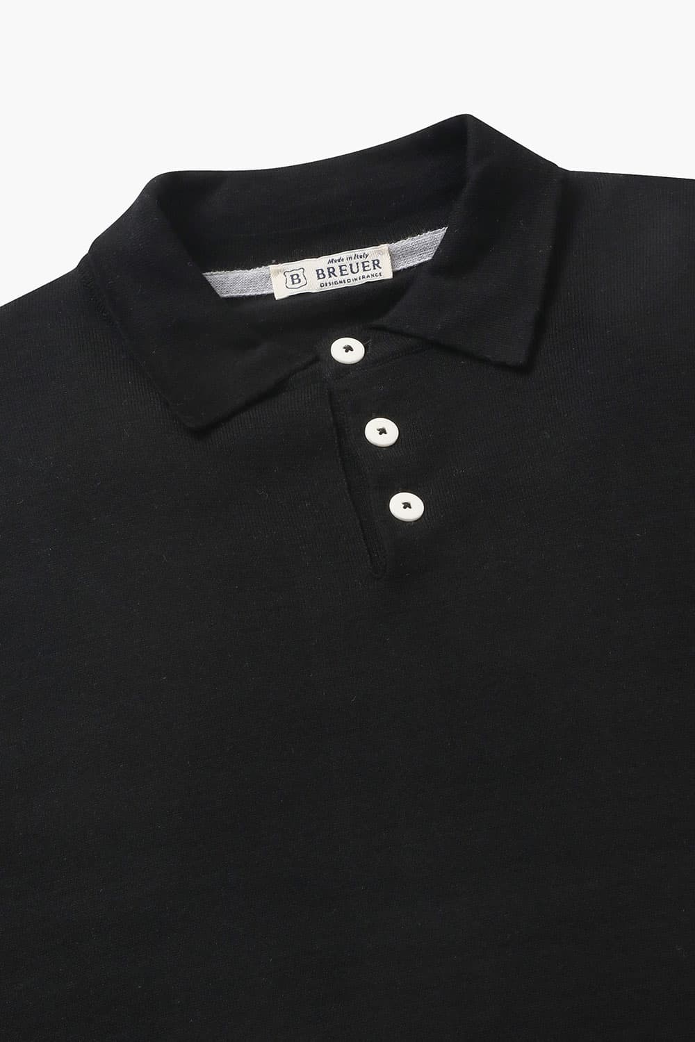 코튼 폴로 긴소매 니트 BR603P452914