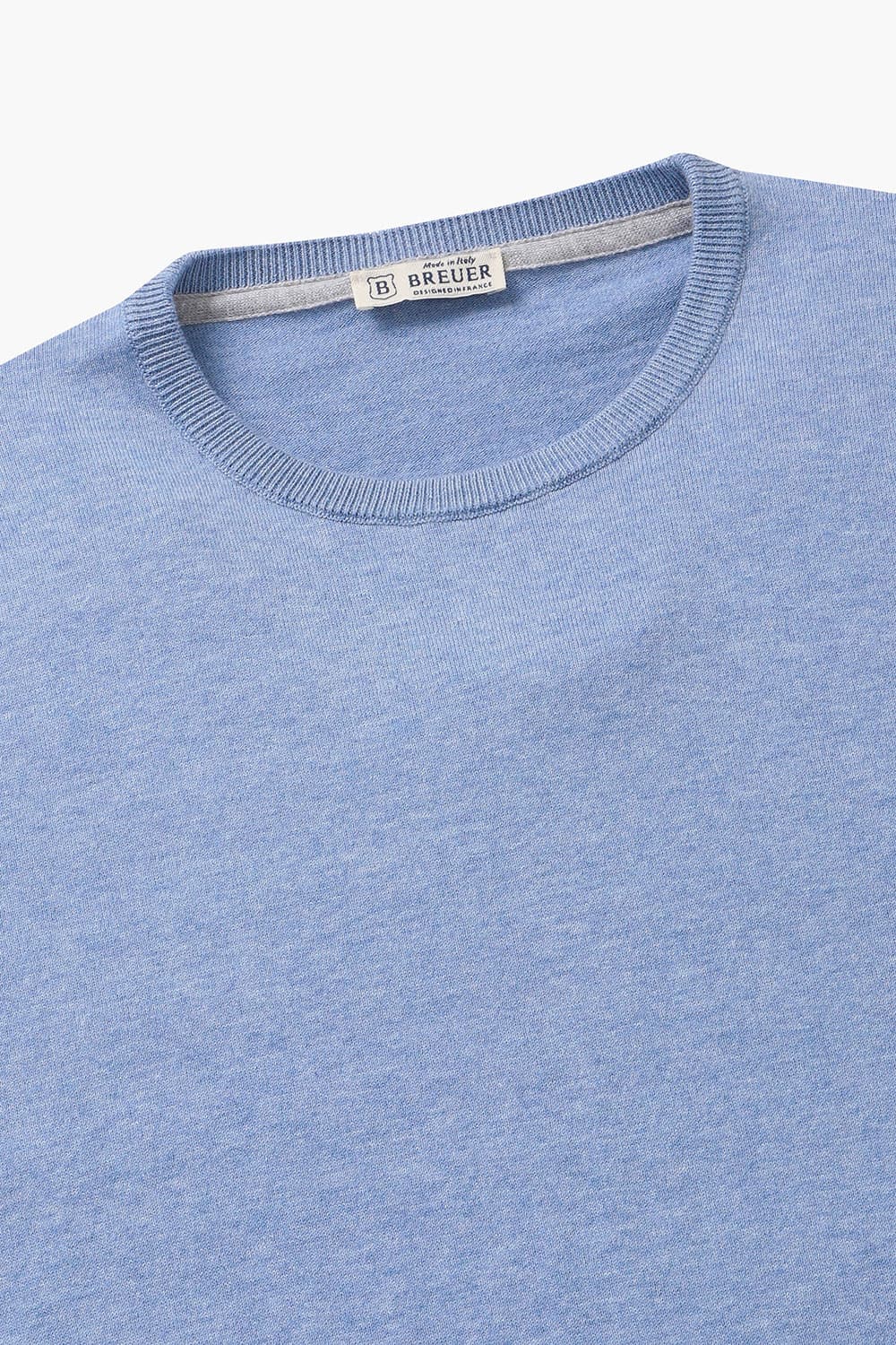 코튼 크루넥 반소매 니트 BR601MCP452904