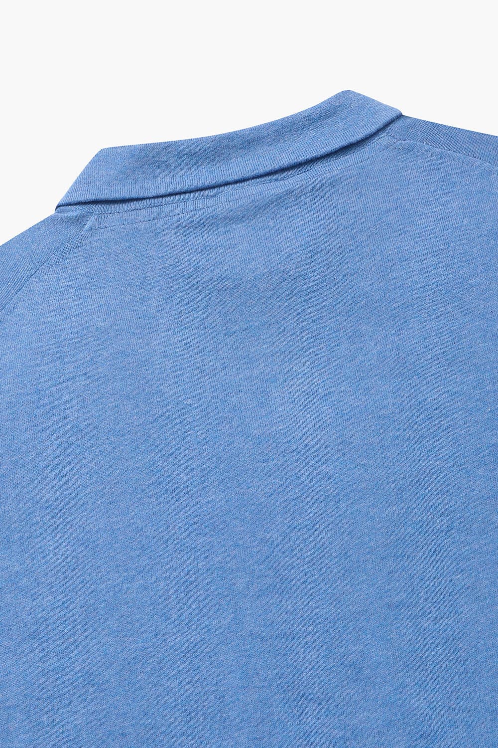 코튼 폴로 502 블루 반소매 니트