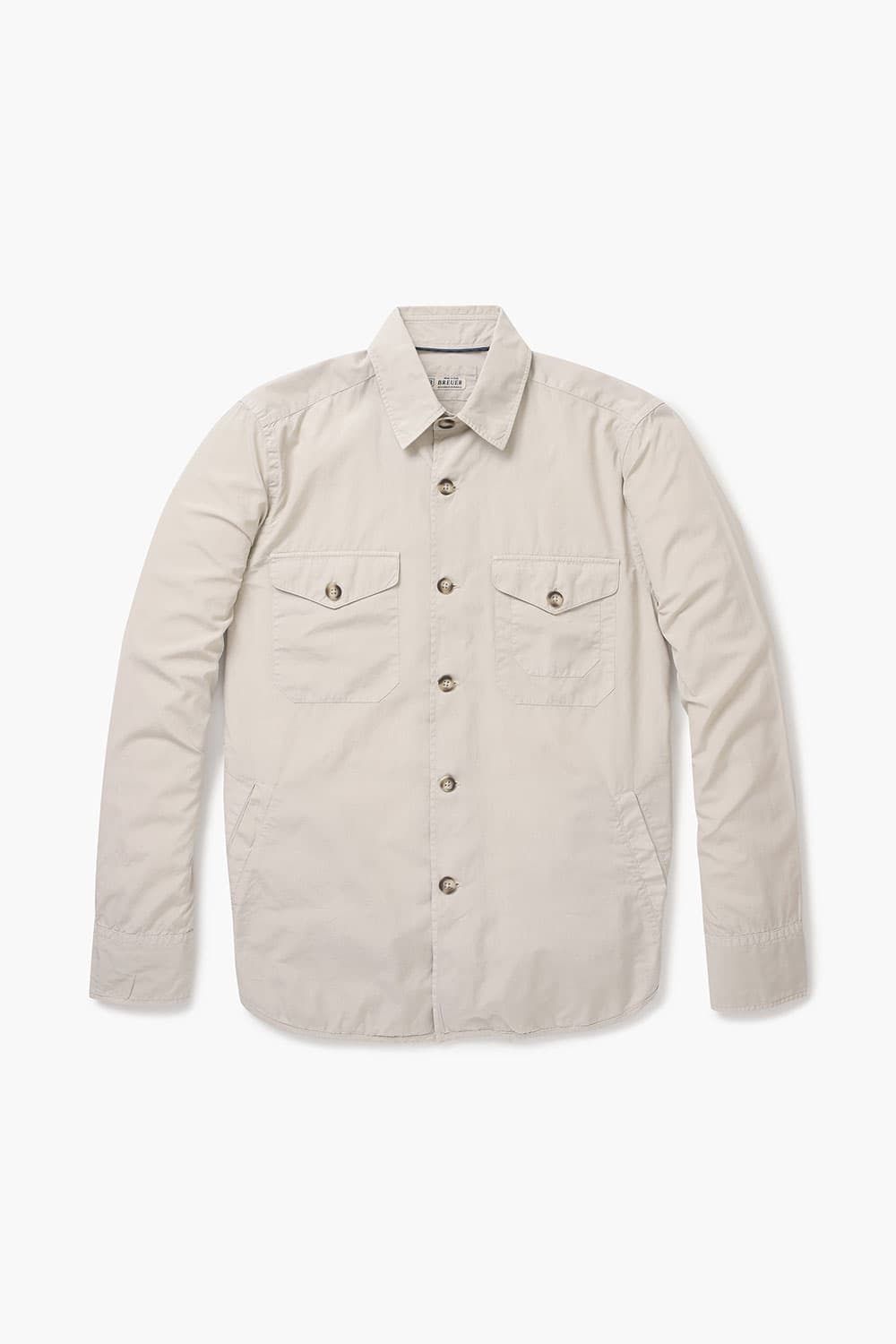 코튼 버튼 다운 투 포켓 셔츠 CA140P344009