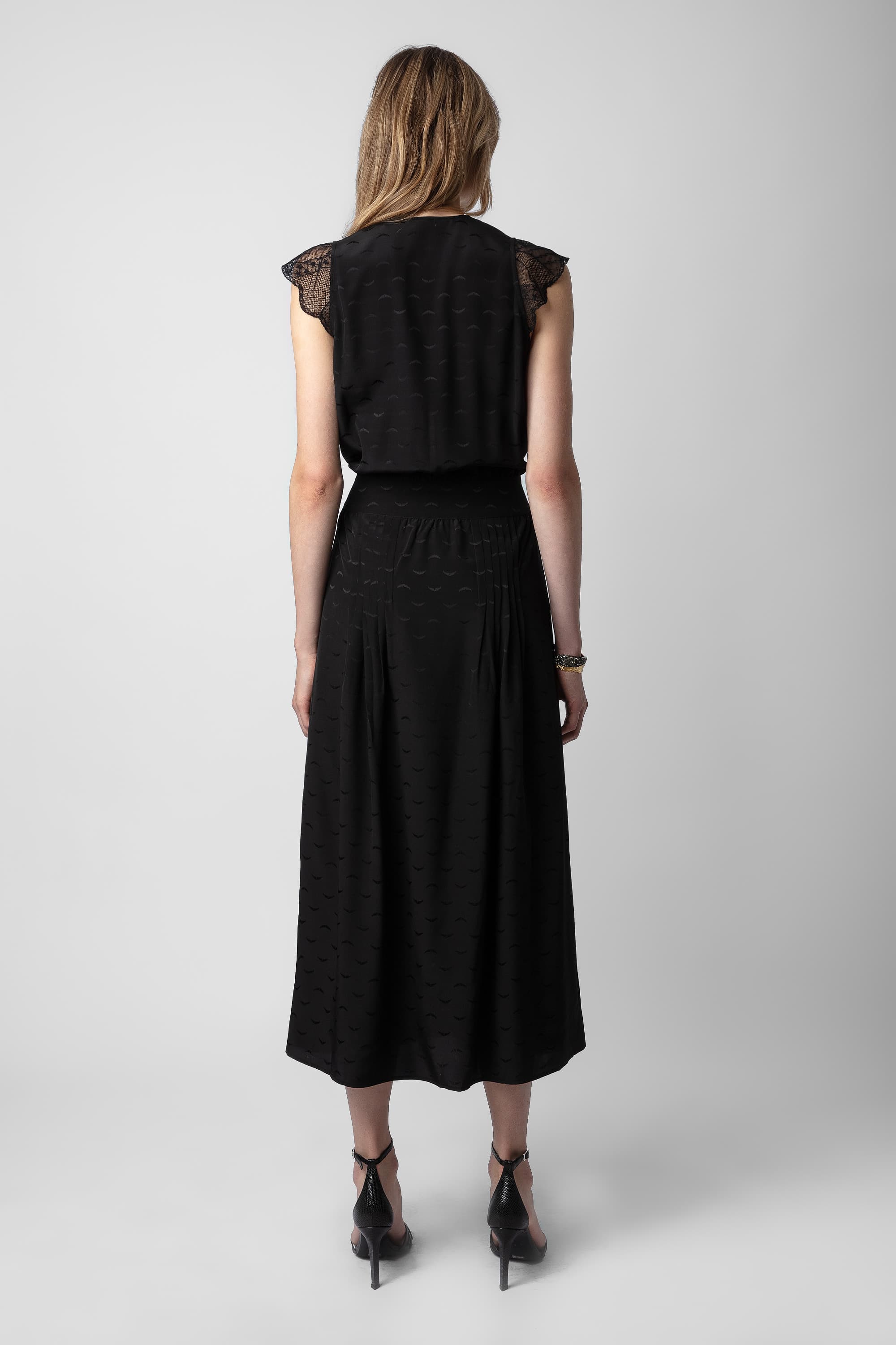 Rolanys Silk Jacquard Dress
