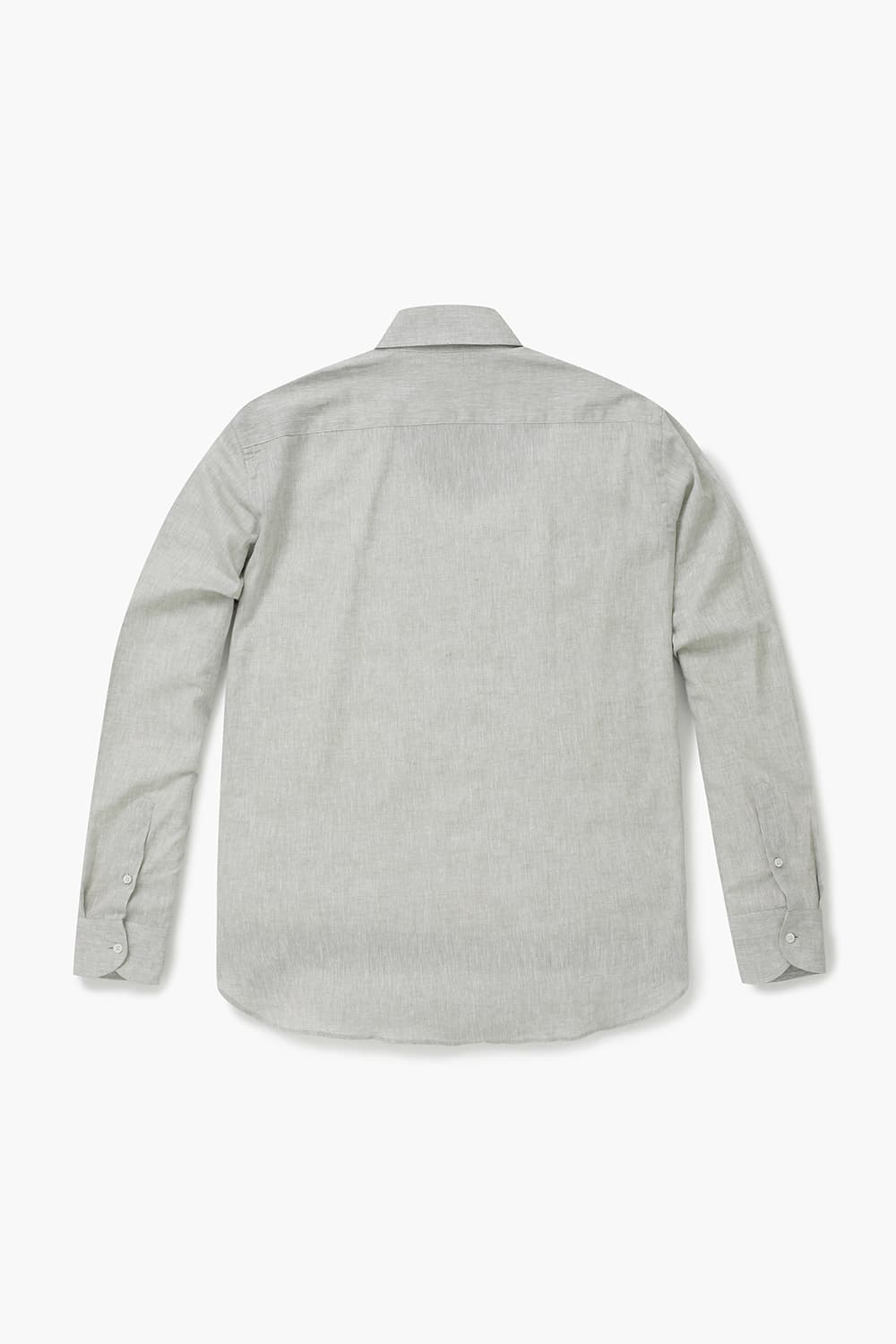 린넨 혼방 베이직 807 라이트그린 셔츠