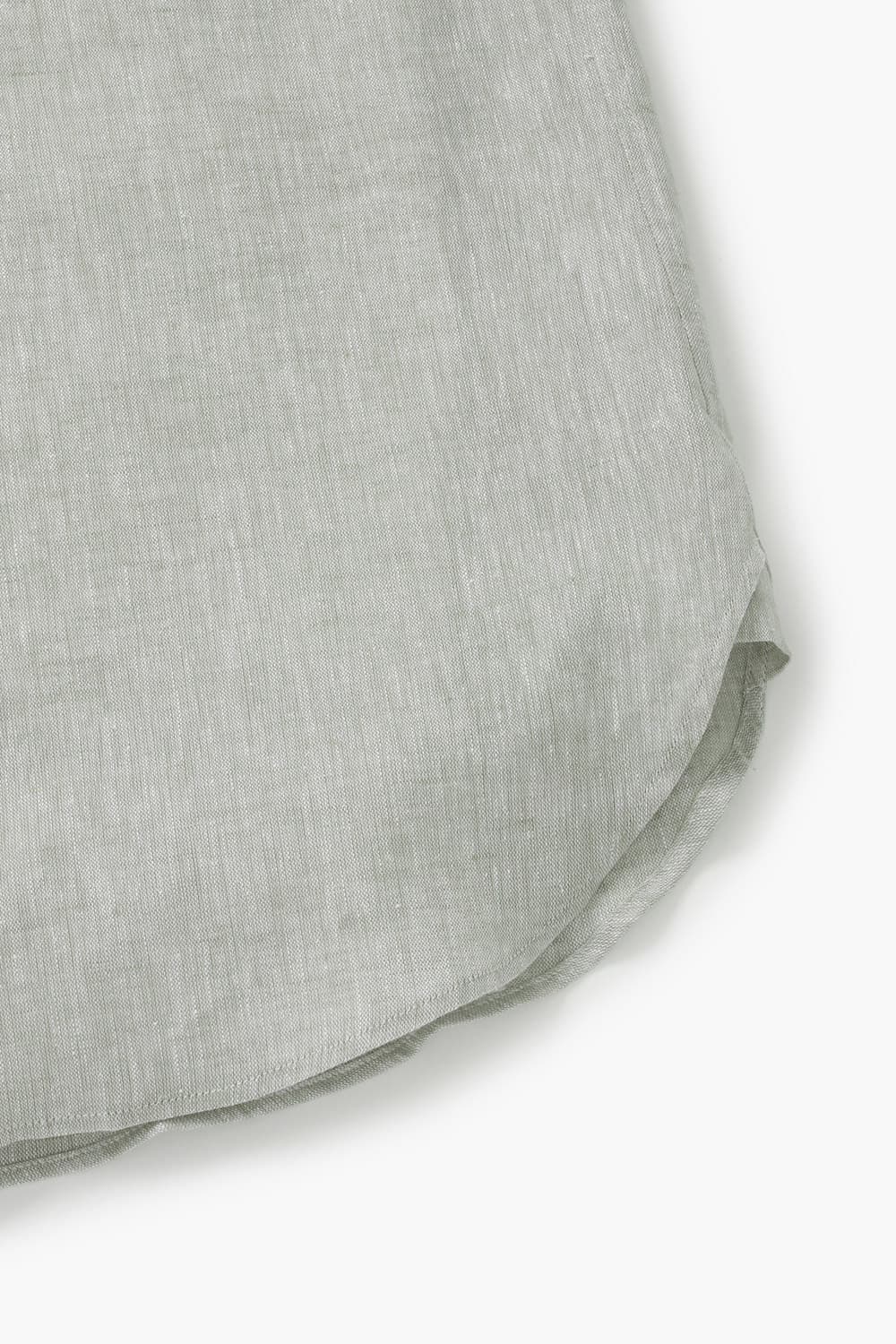 린넨 혼방 베이직 807 라이트그린 셔츠