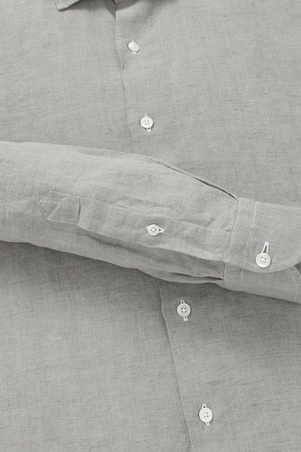 린넨 베이직 308 그레이 셔츠