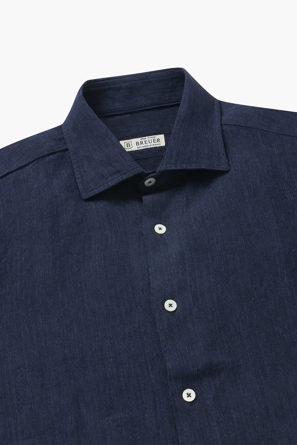 린넨 베이직 308 다크네이비 셔츠