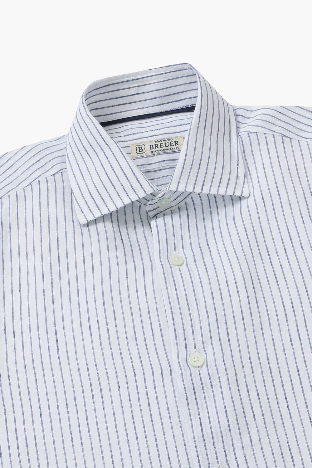 린넨 스트라이프 셔츠 BE070P440201