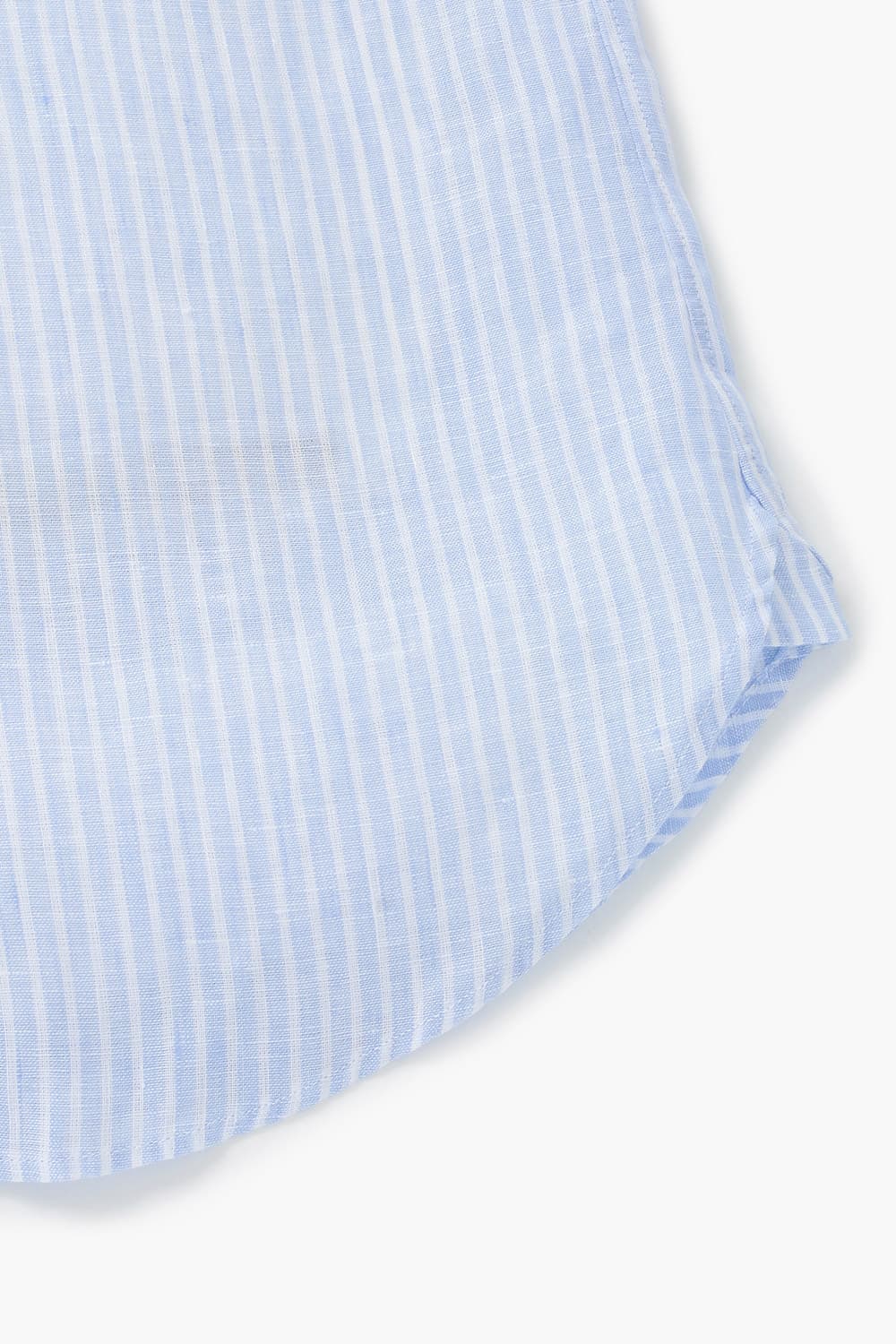 린넨 스트라이프 303 라이트블루 셔츠