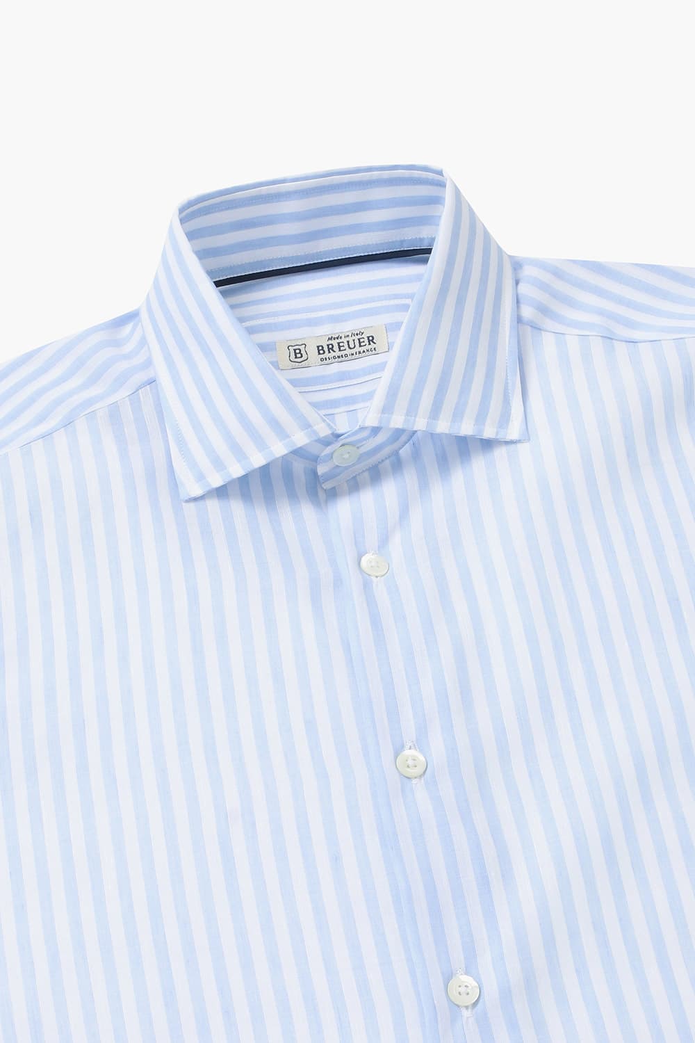 린넨 혼방 스트라이프 셔츠 BE090P442401