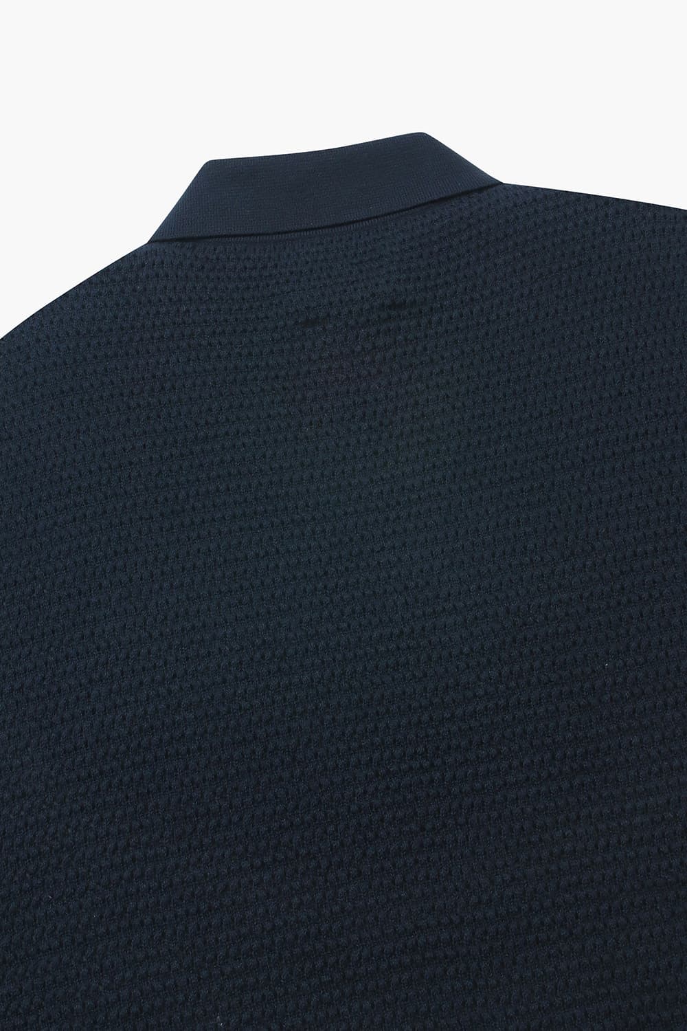HONEYCOMB 코튼 폴로 002 다크네이비 반소매 니트