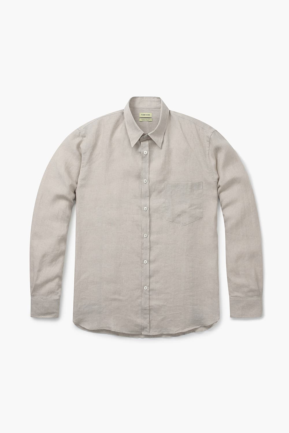 ESSENTIAL 린넨 포켓 004 라이트베이지 셔츠