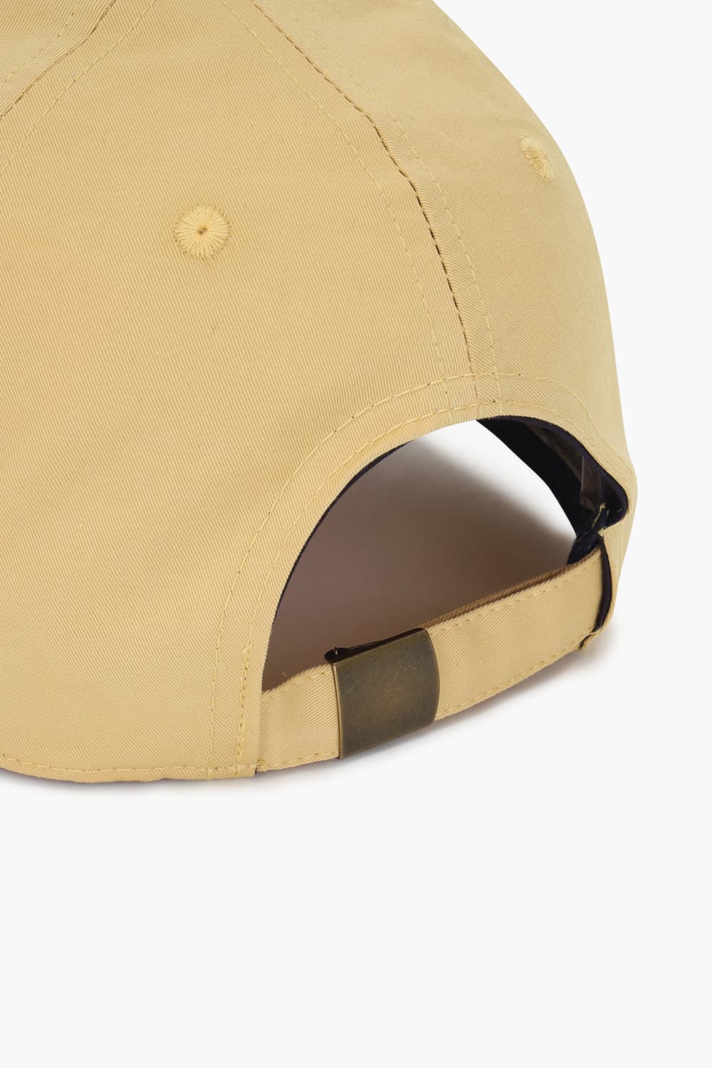 코튼 일러스트 H 로고 라이트옐로우 볼캡