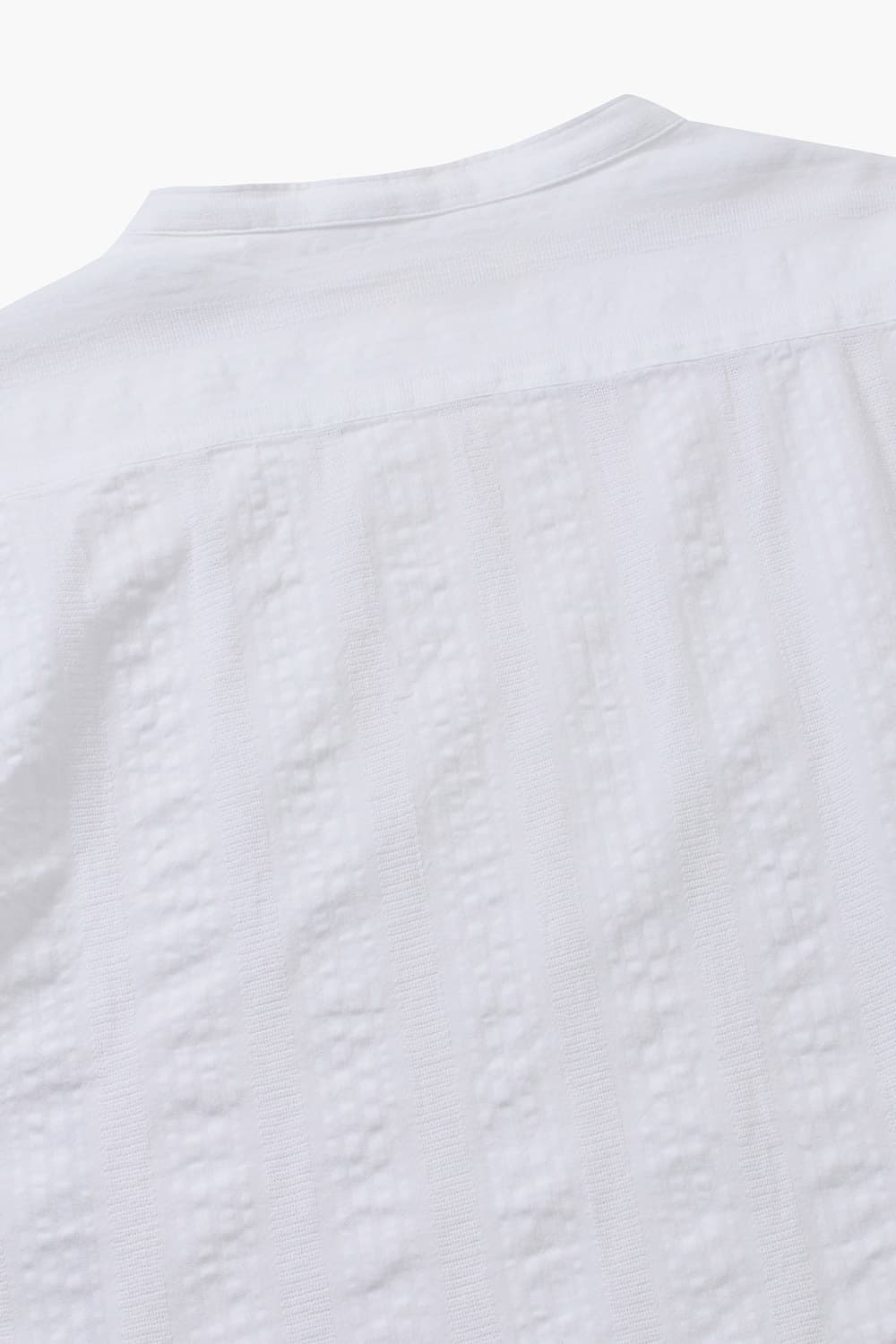 코튼 차이나 카라 002 화이트 셔츠