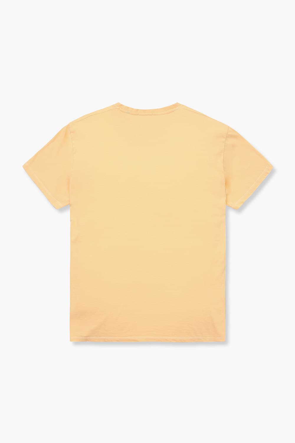 코튼 베이직 크루넥 512 옐로우 반소매 티셔츠