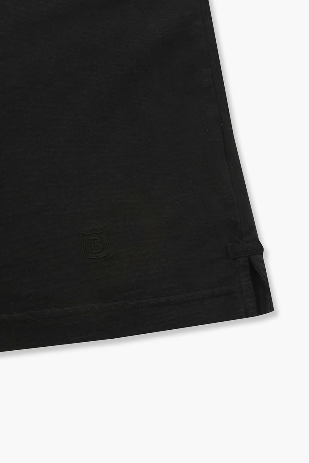 코튼 베이직 크루넥 511 블랙 반소매 티셔츠