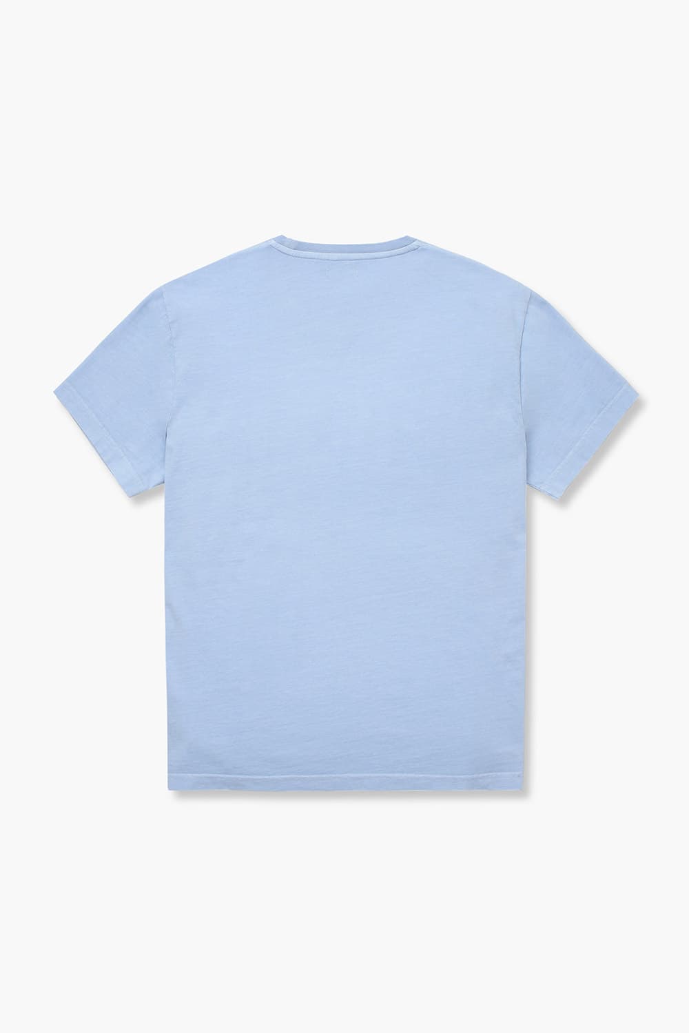 코튼 포켓 크루넷 511 라이트블루 반소매 티셔츠