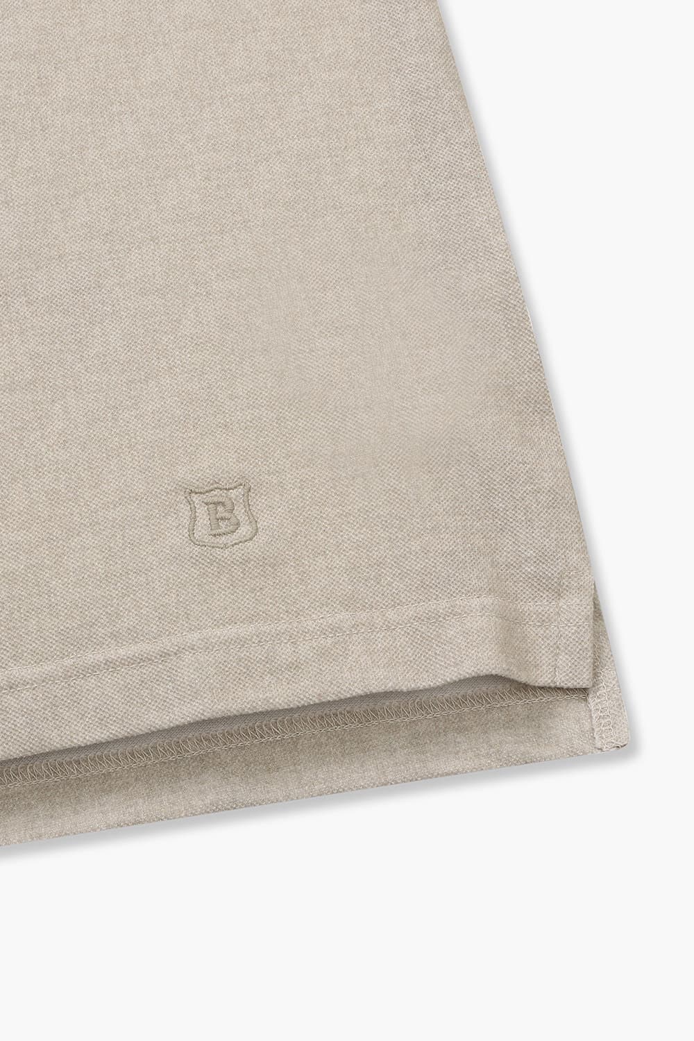 코튼 포켓 폴로 504 베이지 반소매 티셔츠