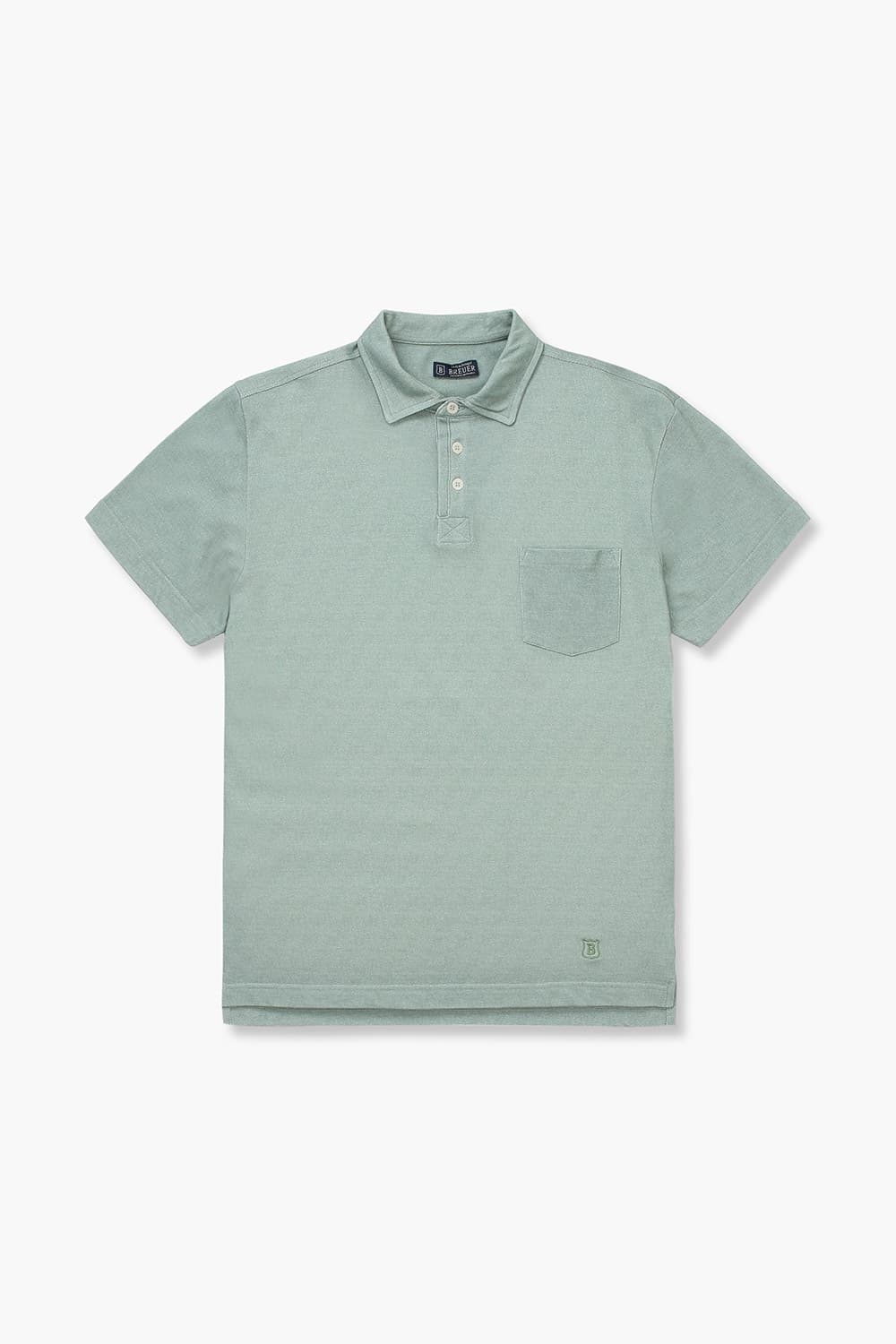 코튼 포켓 폴로 504 라이트그린 반소매 티셔츠