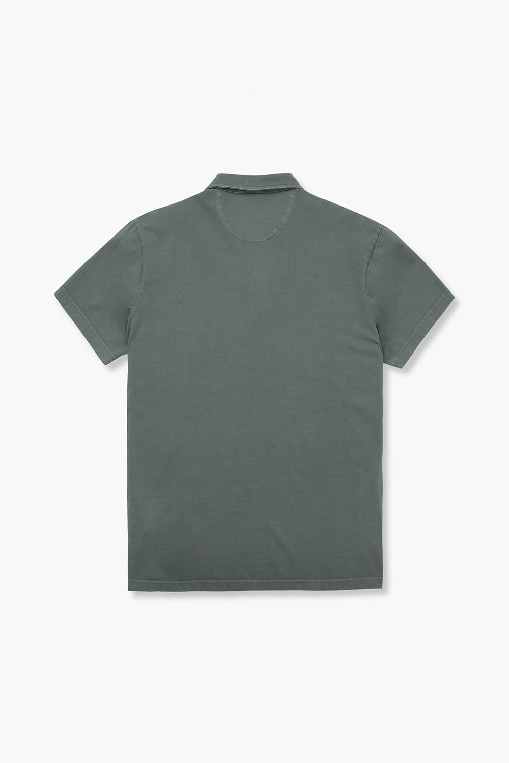 코튼 버튼 다운 포켓 501 블루그린 반소매 티셔츠