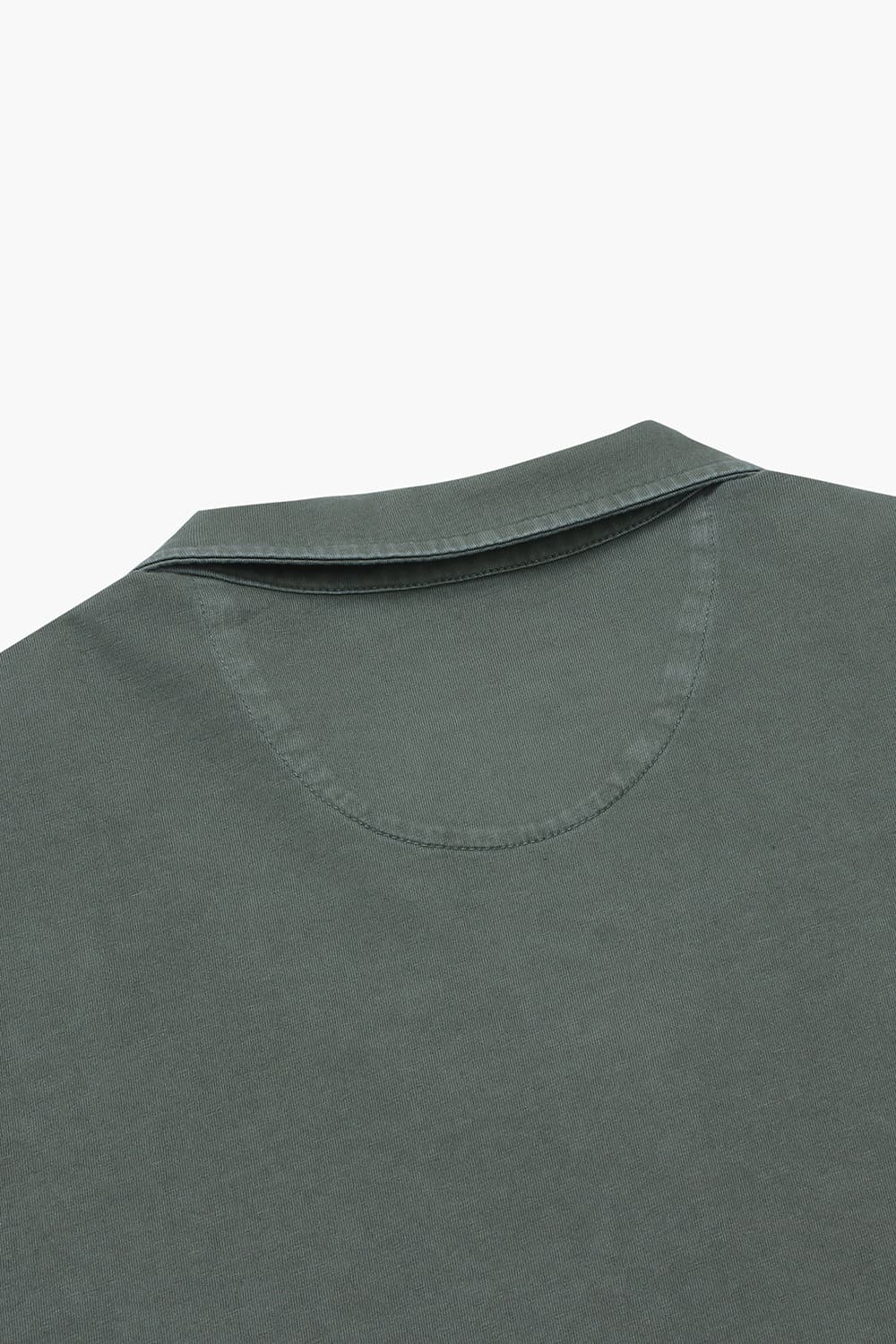 코튼 버튼 다운 포켓 501 블루그린 반소매 티셔츠