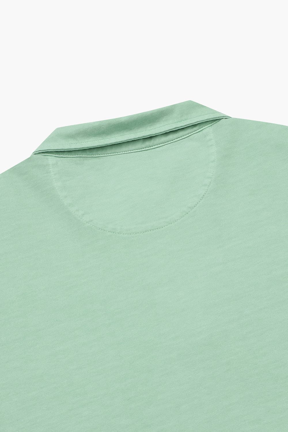 코튼 버튼 다운 포켓 501 라이트그린 반소매 티셔츠