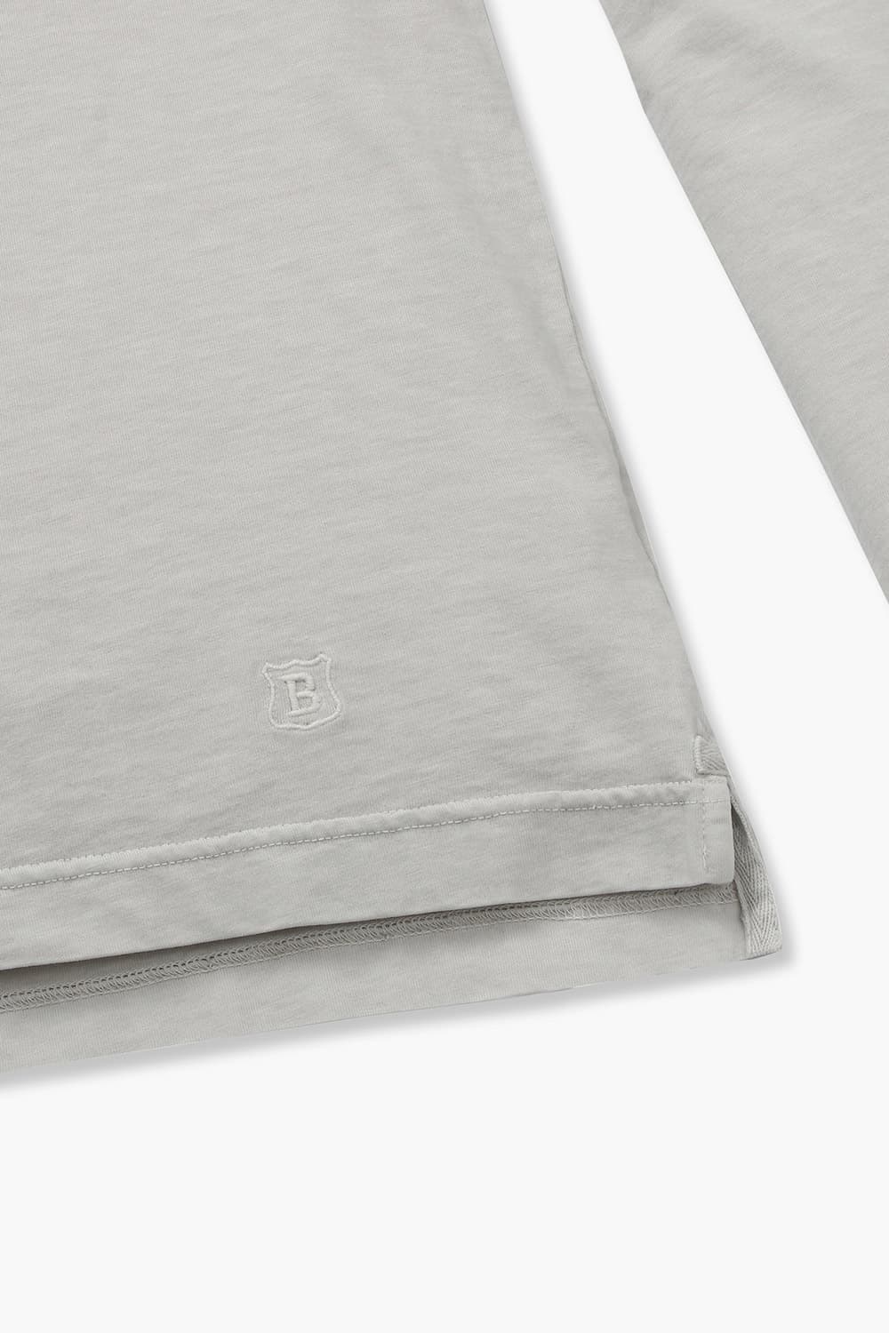 코튼 포켓 카라넥 긴소매 티셔츠 67880P461807