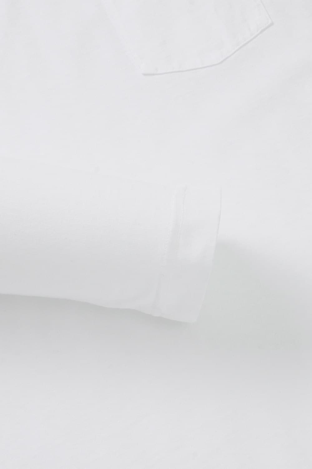 코튼 폴로 101 화이트 긴소매 티셔츠