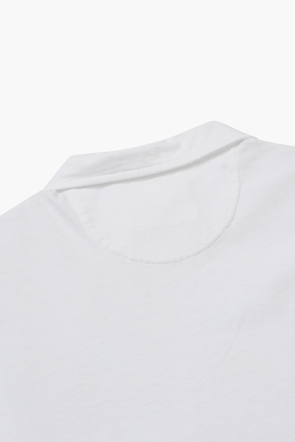 코튼 폴로 101 화이트 긴소매 티셔츠