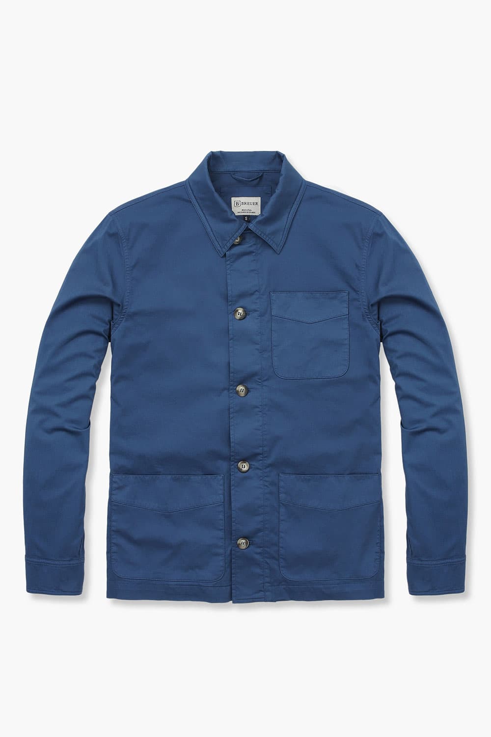 코튼 셔츠형 네이비 캐주얼 자켓