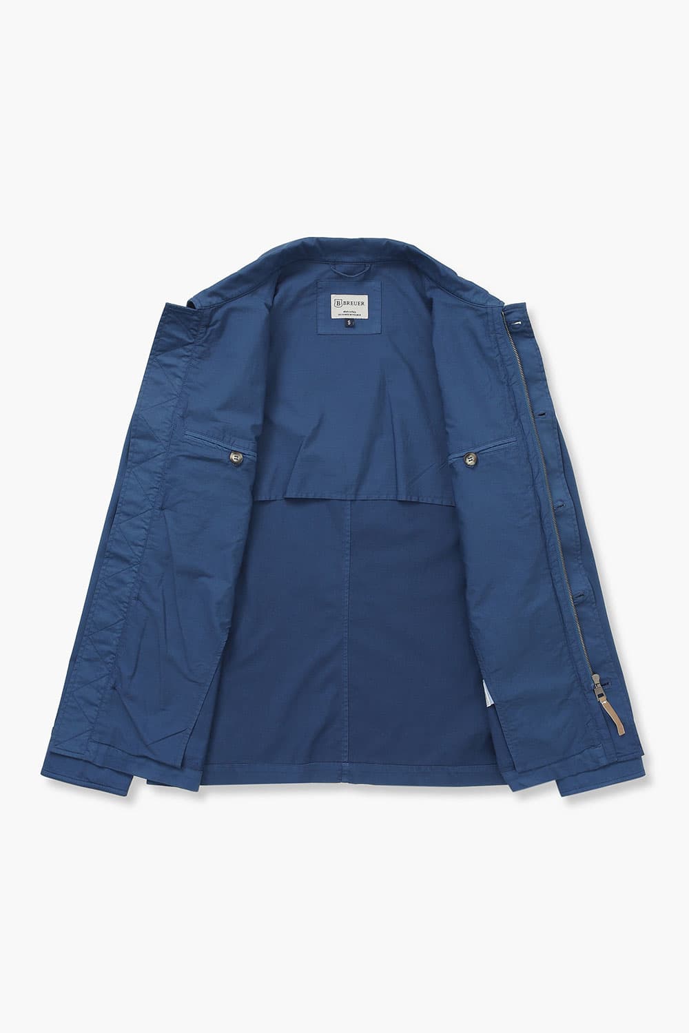 코튼 셔츠형 네이비 캐주얼 자켓