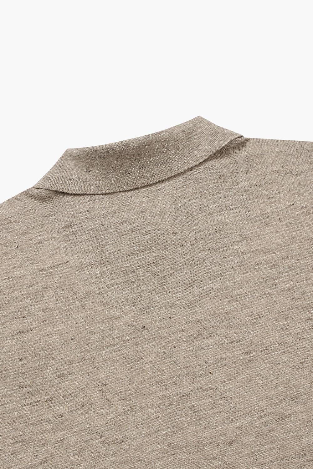 린넨 폴로 503 라이트브라운 반소매 니트