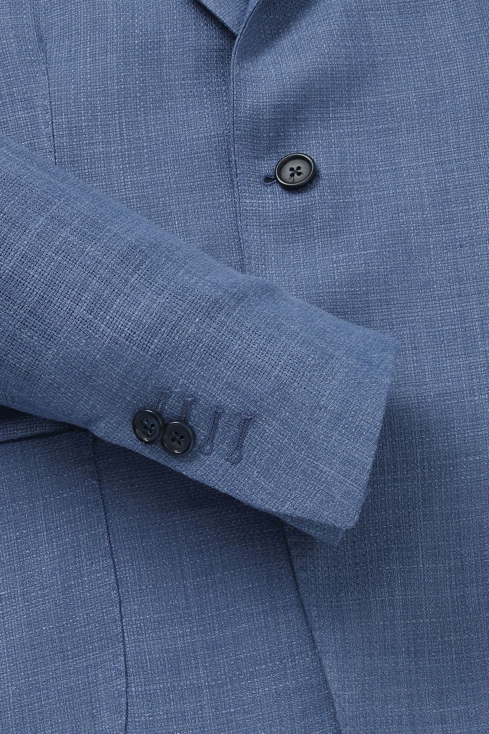 린넨 베이직 904 블루 테일러드 자켓