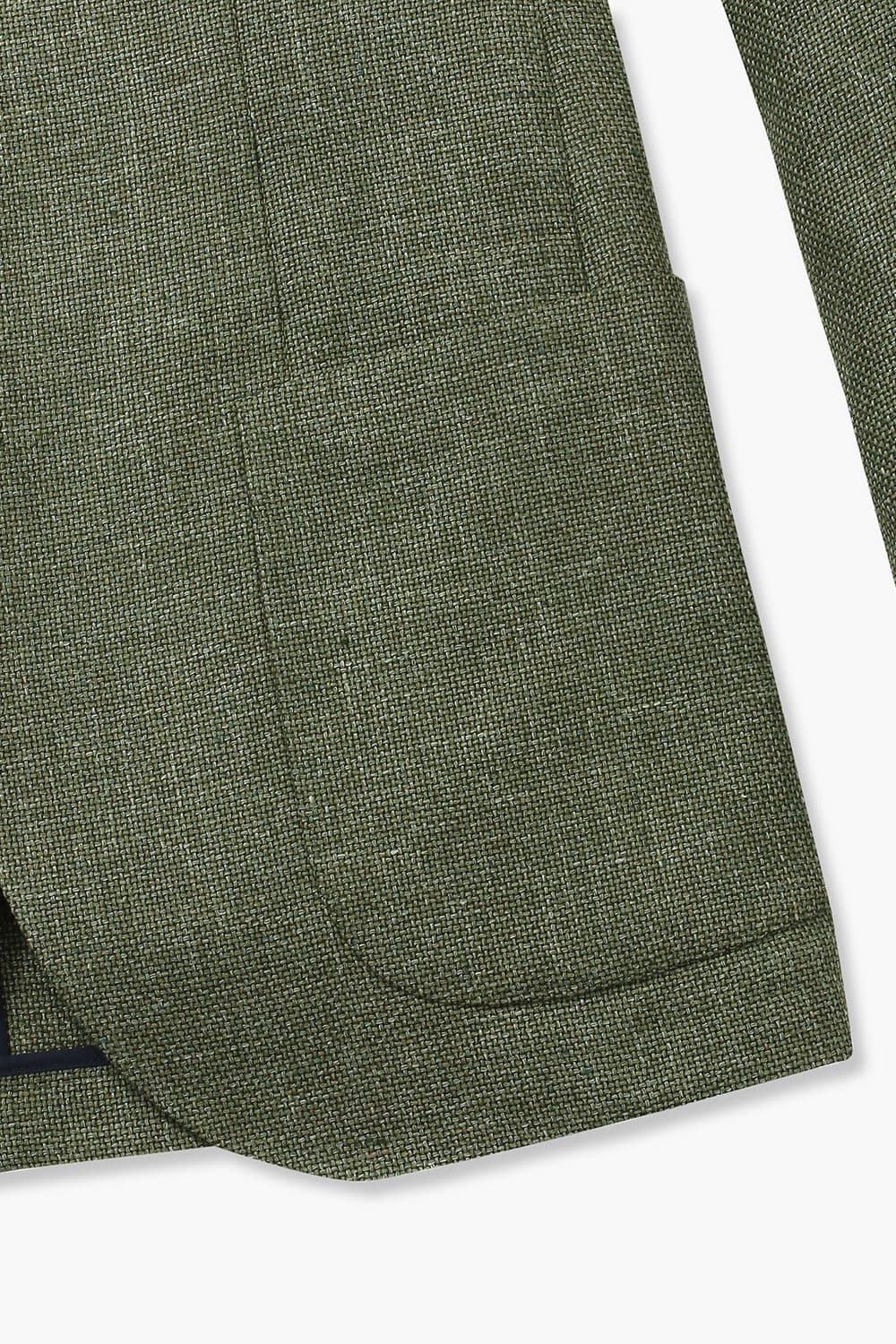 SALENTO 린넨 혼방 209 그린 테일러드 자켓