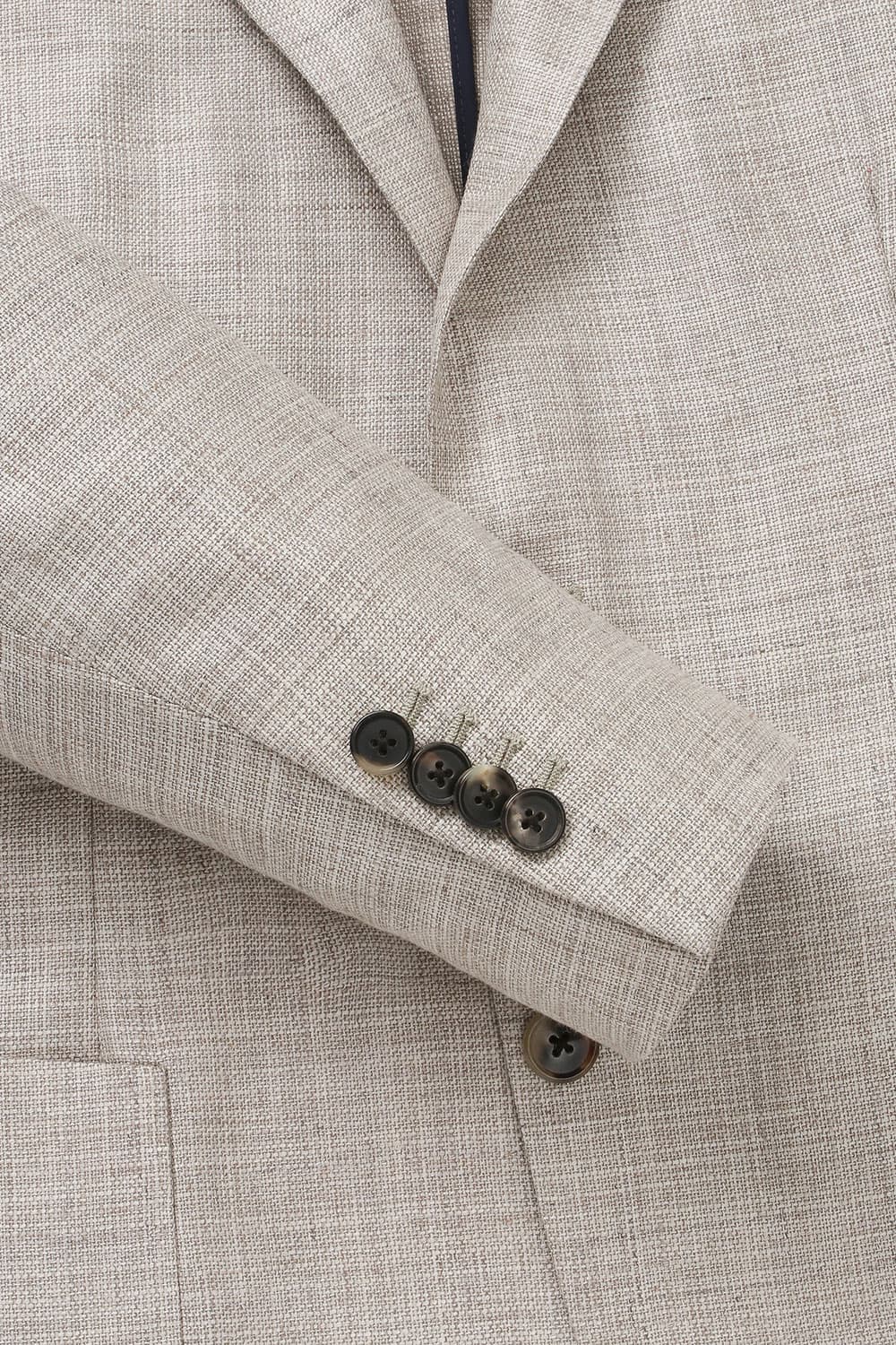 SALENTO 실크 혼방 202 라이트브라운 테일러드 자켓