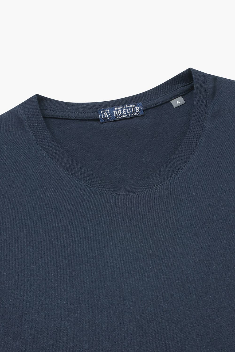 코튼 베이직 크루넥 515 다크네이비 반소매 티셔츠