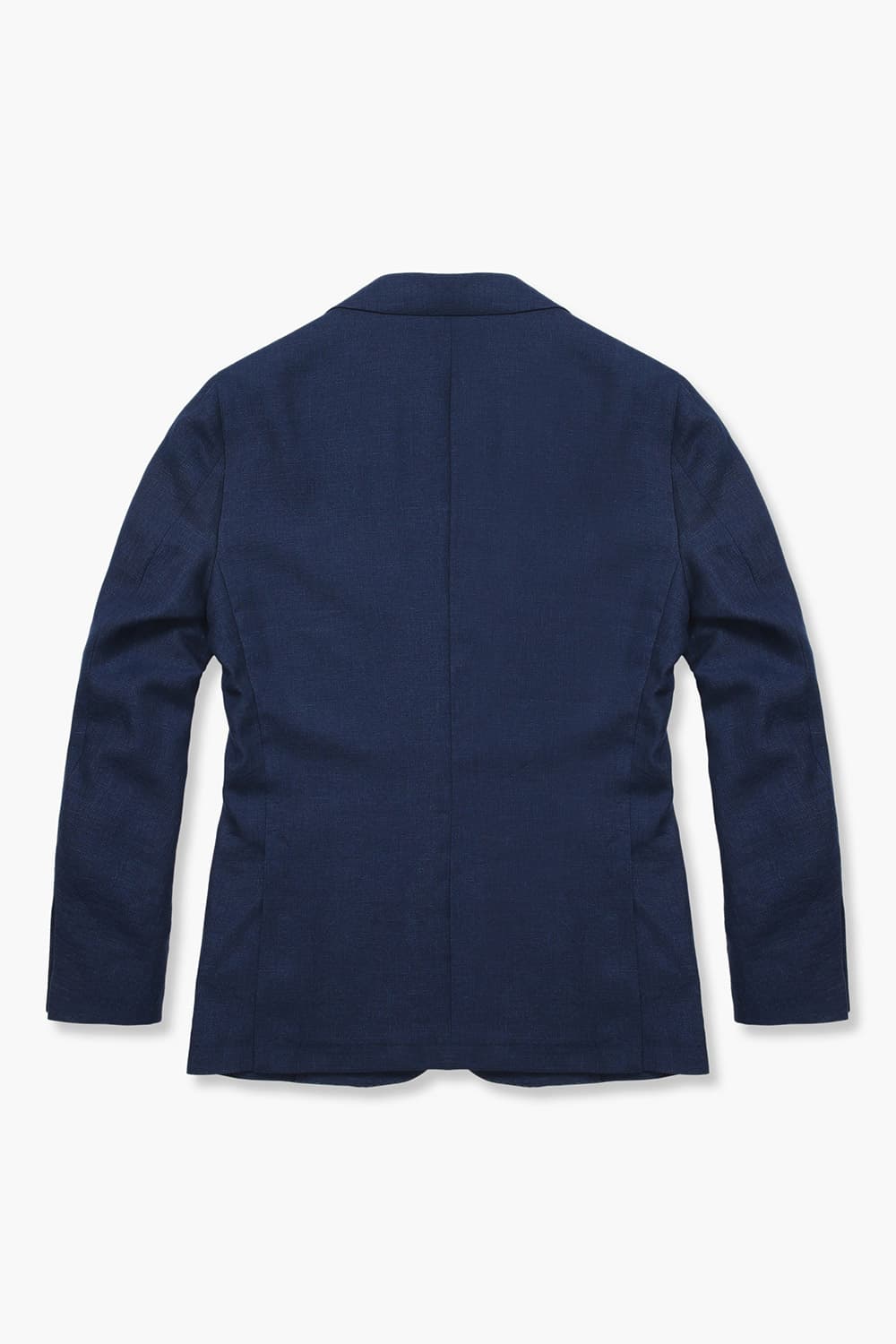 린넨 혼방 네이비 테일러드 자켓