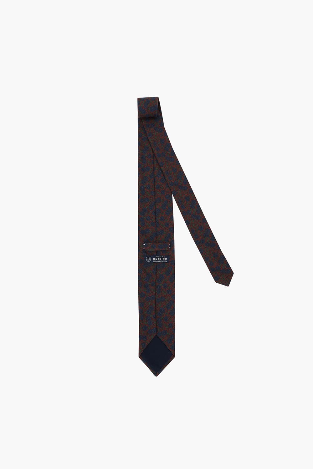 울 기하학 패턴 109 버건디 넥타이