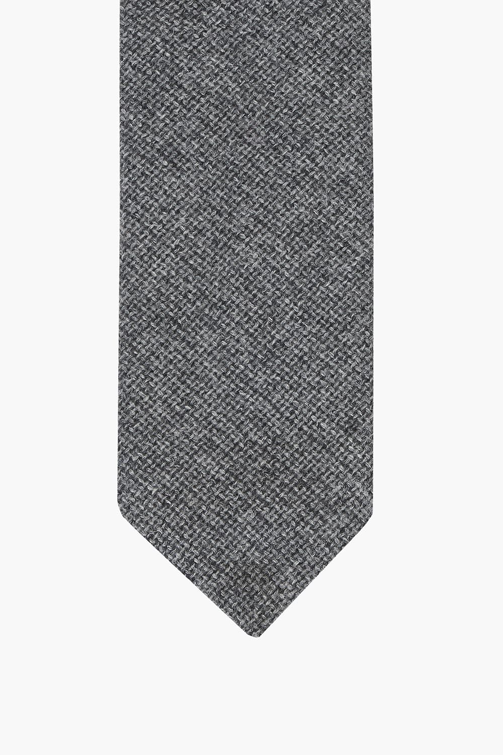 울 실크 혼방 베이직 101 다크그레이 넥타이