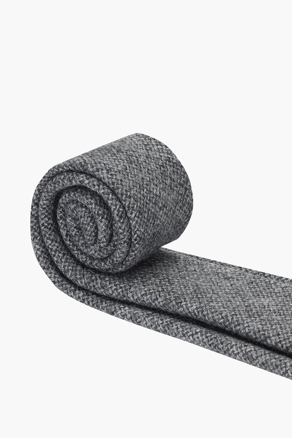 울 실크 혼방 베이직 101 다크그레이 넥타이