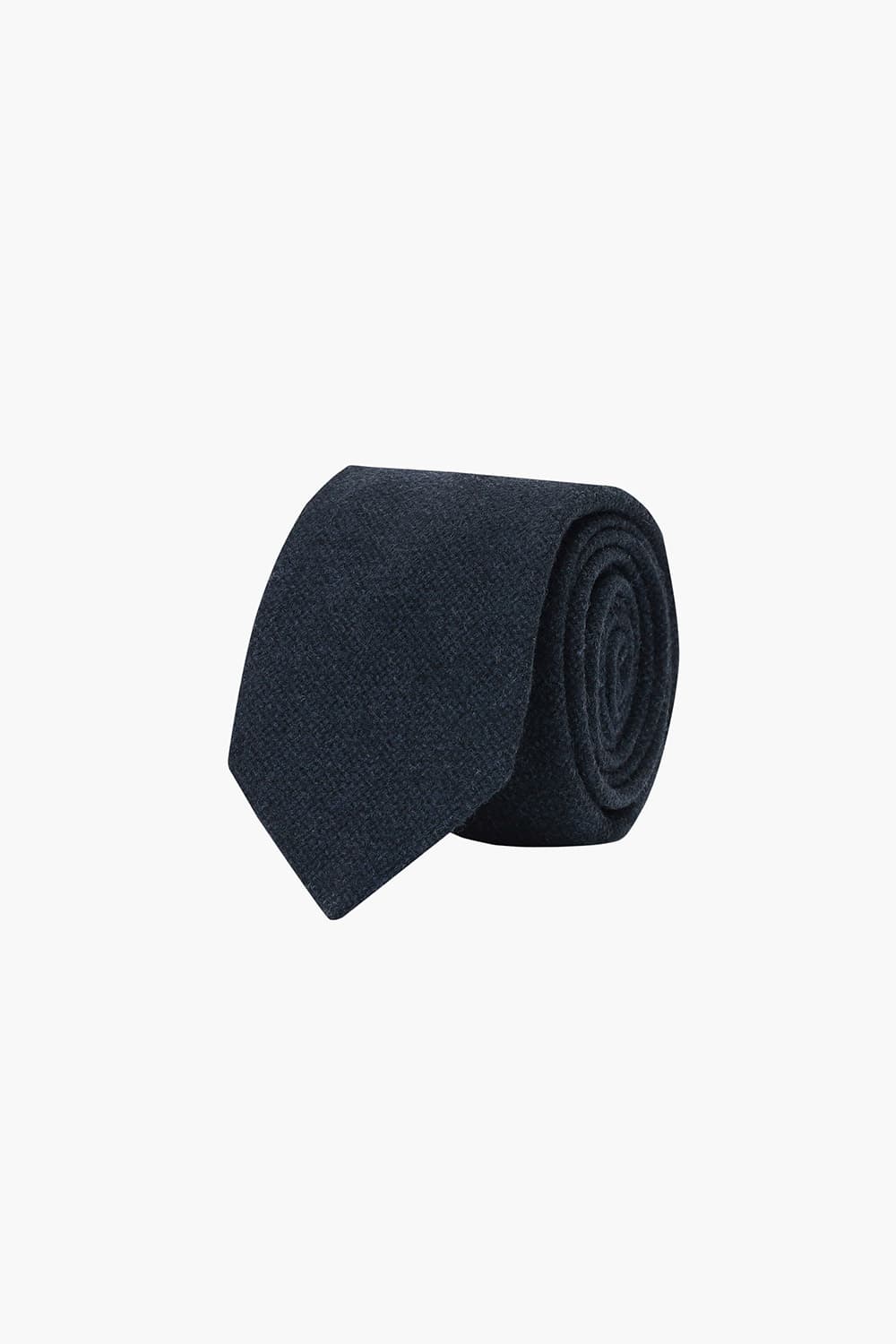 울 실크 혼방 베이직 101 다크네이비 넥타이