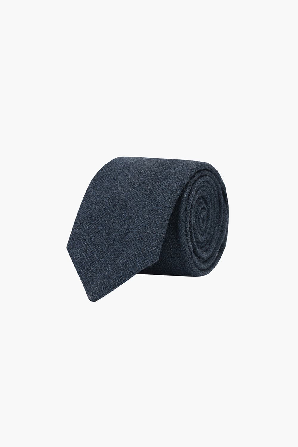 울 실크 혼방 베이직 101 다크네이비 넥타이
