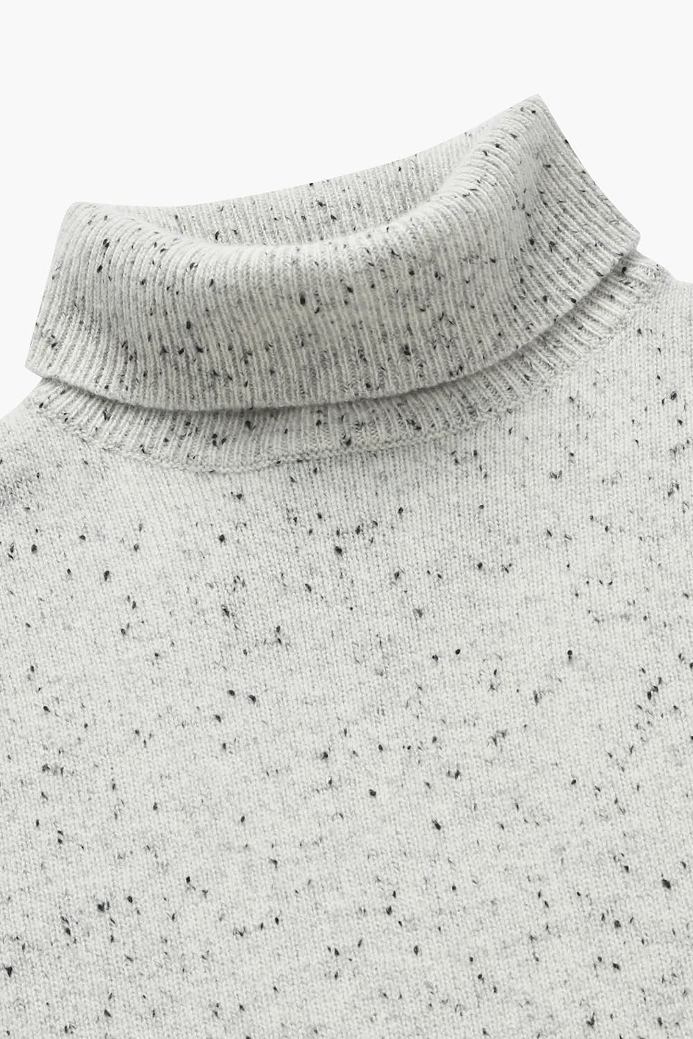 WS 캐시미어 터틀넥 806 아이보리 긴소매 니트