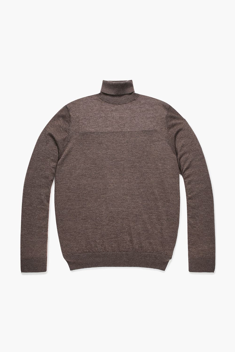 WS 캐시미어 터틀넥 805 다크브라운 긴소매 니트
